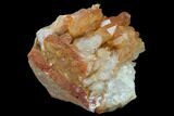 Natural, Red Quartz Crystal Cluster - Morocco #134222-3